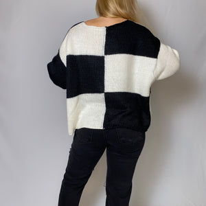 Kenz Checkered Sweater