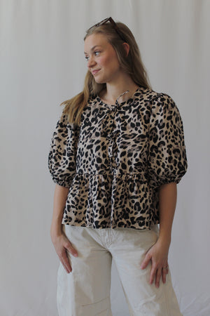 Mable Leopard Print Top