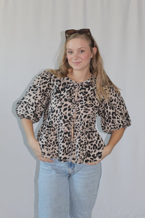 Mable Leopard Print Top