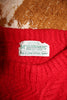 Red Wool Sweater Size S