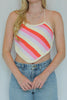 Striped Knit Crop Top