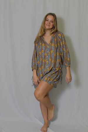 Printed Slouchy Romper